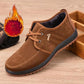 Men Winter Cloth Shoes Men's Work Shoes Wear-resistant Non-slip Casual Shoes Plus Velvet Thick Cotton Shoes