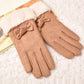 Winter Warm gloves Half-finger gloves Woman fashion gloves Plush Cotton gloves Windproof gloves