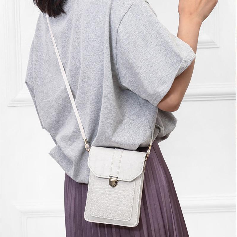 Summer Mobile Phone Female Bag Single Room Messenger Bag Hanging Neck Vertical Casual Versatile Mini Convenient Sweet Bag