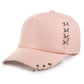 Dad Hat Creative Piercing Ring Baseball Cap Punk Gorras Bone Masculino Feminino Beisbol Hip Hop Snap