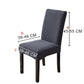 1/2/4/6pcs Dining Chair Cover Jacquard Spandex Slipcover Protector Case Stretch for Kitchen Chair Seat Hotel Banquet Elastic