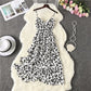 2piece Set Floral Print Sling Mid-length S-XXXXL Women's Summer Dress Chiffon Vacation Sandy Beach Daily Wear