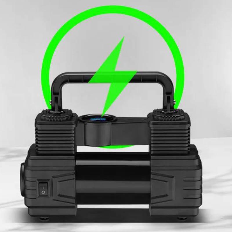 Wireless Car Air Pump 12v High-power Car Tire Air Pump Tube Car Home Dual-purpose Multi-function Inflating Tool Digital Display Screen