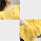 Winter Women Multicolor Solid Color Sweater Half Turtleneck Lantern Sleeve Knit Pullover Loose