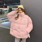 Women's Down Padded Jacket Short Padded Jacket Korean Style Loose Student Bread Coat Padded Jacket