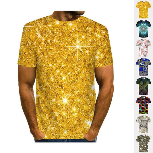 3D Digital Printed T-shirt Youth Fashion Personality Pullover Casual Comfortable Shirt Half Sleeve Tees Trend Clothing