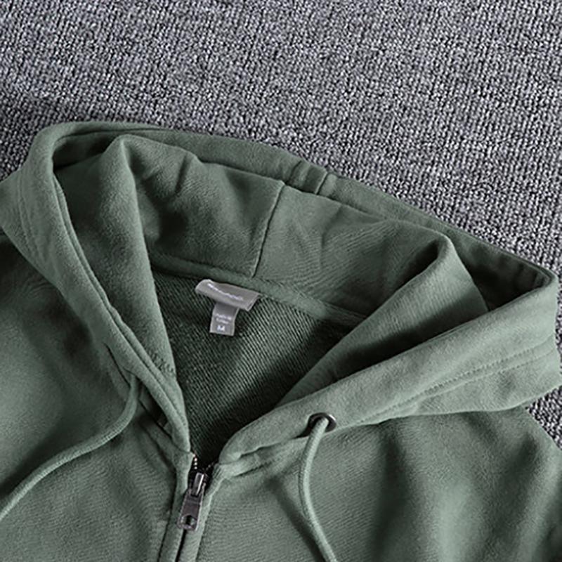 Hooded Sweater Men's Sweater Sports Casual Cardigan Sweatshirts Pure Color Wild Youth Hoodie Sweater Trend