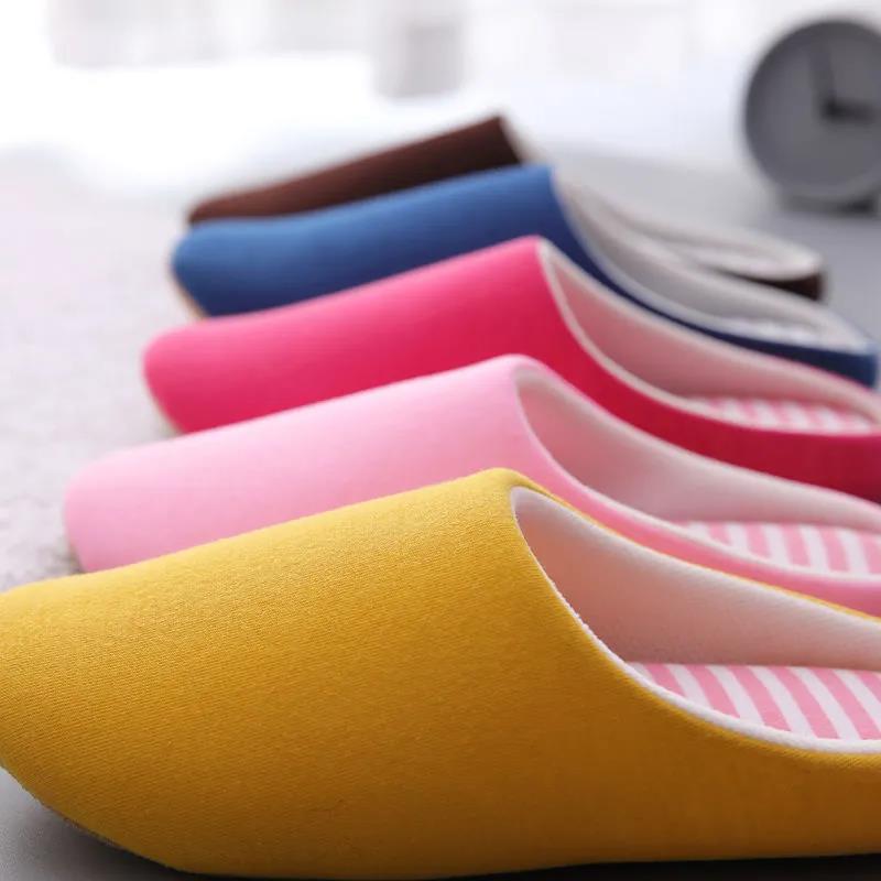 Winter Indoor Women Slippers House Plush Soft Cotton Slippers Non-slip Floor Shoes Home Slippers Women Slides for Bedroom