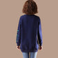 Women Ladies Long Sleeve Loose Blouse Summer Round Neck Casual T-Shirts Tops Clothing embroidery Casual Soft Pullover