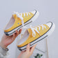 Women Canvas Sneakers Lovers Comfortable Shoes Vulcanize Flats Casual Women Chaussure Lace-up Ladies Trainers Footwear
