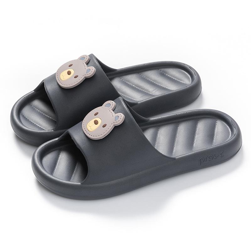 Soft and Cute Slippers Women Summer Home Non-slip Bathroom Couple Sandals and Slippers Men Wear Unisex