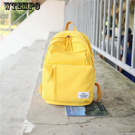 Backpack Fashion Women Oxford Fabric Cute Solid Color Backpack Girls School Bag
