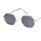 Fashion Sunglasses Women Brand Designer Small Frame Polygon Clear Lens Sunglasses Men Vintage Sun Gl