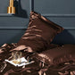 48*74cm Solid Color Silk Pillowcase Summer Mulberry Silk Pillowcase Pair Set