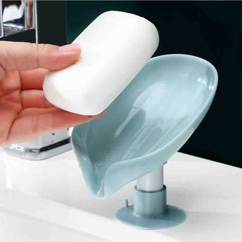 Creative Soap Box Water Put Soap Rack Free Punch Suction Cup Bathroom Artifact