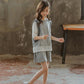 Girls' Casual Sports Suits, Summer Clothes, Big Children's Fashion, Net Red, Western Style, Loose Cotton Three Pieces