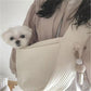 Handmade Pet Dog Carrier Outdoor Travel Handbag Canvas Single Shoulder Bag Sling Comfort Travel Tote Shoulder Bag Breathable