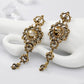 Creative Bohemian Retro Water Drops Tassel Long Earrings Jewelry Set Gifts fit with Wedding Dress