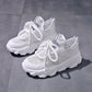 Spring  Summer Mesh Hollow Breathable Women's Shoes Flat Casual Sports Shoes Female Students Korean Wild Shoes