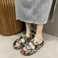 Women's Summer Thick-soled Slippers Cute Wear Out Non-slip Couples Beach Sandals and Slippers for Men's Flip-flops
