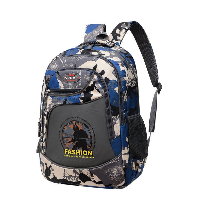 Backpack High School Junior High School Students Schoolbag Men's Trend Korean Leisure Travel Large-capacity Computer Bag