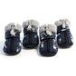 Puppy Dog Shoes Winter Plus Velvet To Keep Warm Teddy Small Dog Pet Dog Walking Shoes A Set of 4 Non-slip Soft Soles Outdoor Indoor Dog Paw Cover