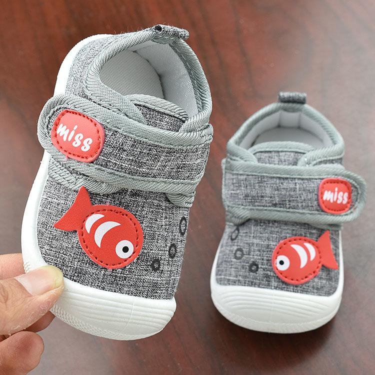 Spring and Autumn Summer Boys and Girls Baby Toddler Shoes Soft Soled Cloth Shoes Baby Net Shoes Sandals