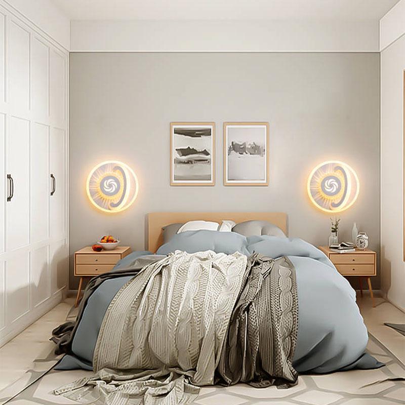 Modern minimalist led wall lamp bedroom bedside lamp living room staircase lamp porch wall lamp