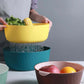 Fruit Basket Living Room Plastic Double Fruit Storage Box Home Kitchen Wash Basket