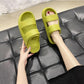 Slippery Shoes Women's Summer Outside Wear Home Bathroom Bath Non-slip Sponge Cake Bottom Net Red Sandals and Slippers