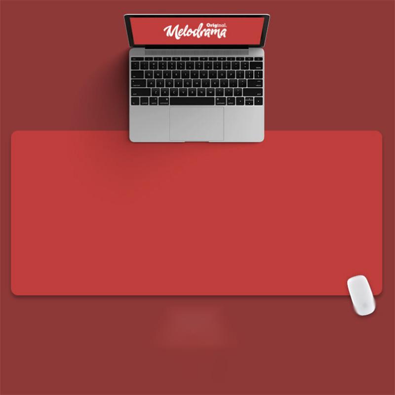 Chinese Style Solid Color Mouse Pad Oversized Office Computer Keyboard Pad Desk Pad Student Custom Medium Trumpet