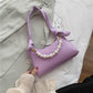 Crocodile Pattern Small PU Leather Armpit Bag For Women Shoulder Handbags Lady Simple Hand Bag Beautiful