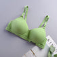 Pure Cotton Threaded Girl Underwear Student Bra High School Developmental Thin Section Without Steel Ring Gather Stereotype Bra