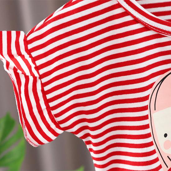 Girls' Summer Clothes Western Style Girls' Short-sleeved Suits Summer Korean Children's Clothes Two-piece Fashionable Children's Clothes