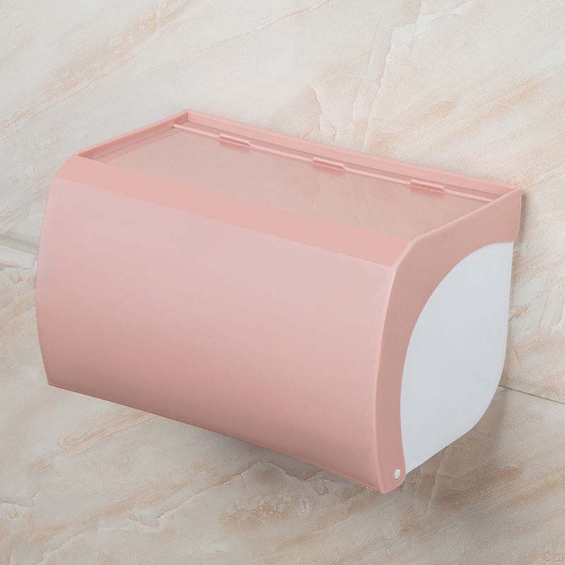 Bathroom Paper Towel Box Plastic Toilet Bathroom Waterproof Hand Paper Roll Paper Box Equipment Paper Towel Carrier Paper Box