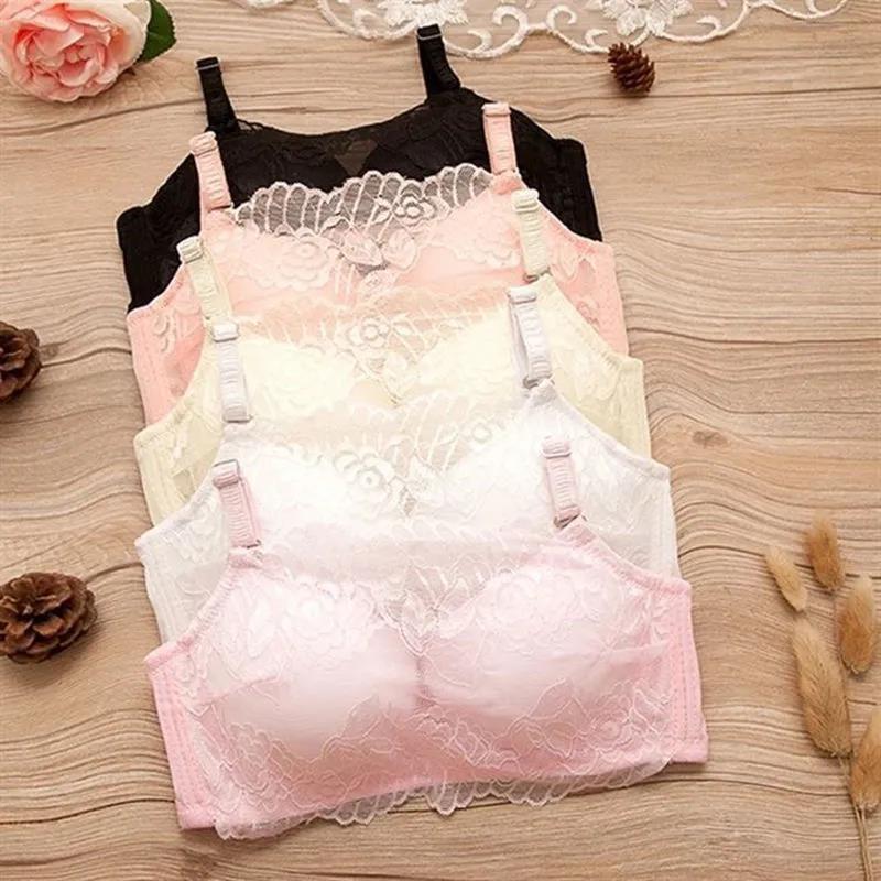 Ladies Underwear Korean Version of Lace Sexy Beautiful Back Comfortable Skin-friendly No Steel Ring Gathered Thin Anti-sagging Tube Top