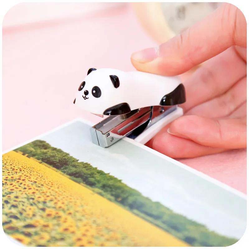 Student Stationery No. 10 Stapler Mini Cartoon Panda Stapler
