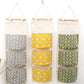 Fabric Cotton Pocket Wall Hanging Storage Bags