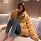Winter Down Coat Korean Fashion Short Corduroy Coat Thick Loose Plus Size Down Jacket