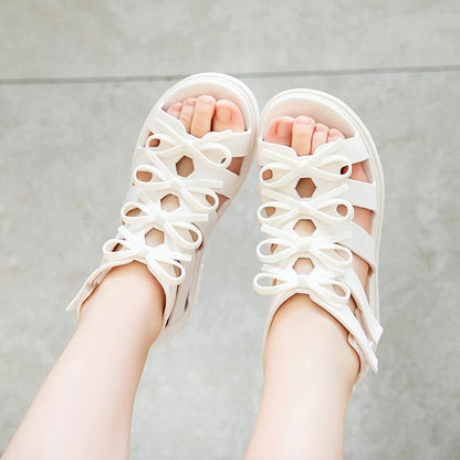Girls Sandals Summer Fashion Non-slip Roman Sandals Korean Children's Princess Shoes Girls Beach Shoes