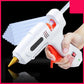 White Electric-hot Melt Gun Household DIY Repair Tool 90W Mini Glue Gun Student Tool Use 7mm Glue Stick