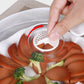 Professional Microwave Food Anti-Spray Cover, High Temperature Resistance 200 Degrees with Handle