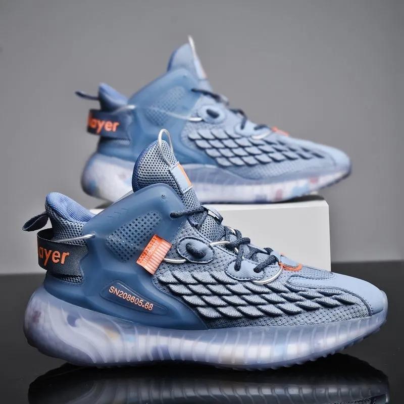 Men's Spring Coconut Shoes All-match Casual Shoes Summer Large Size Sports Running Shoes Students Flying Woven Shoes Casual Mesh Shoes