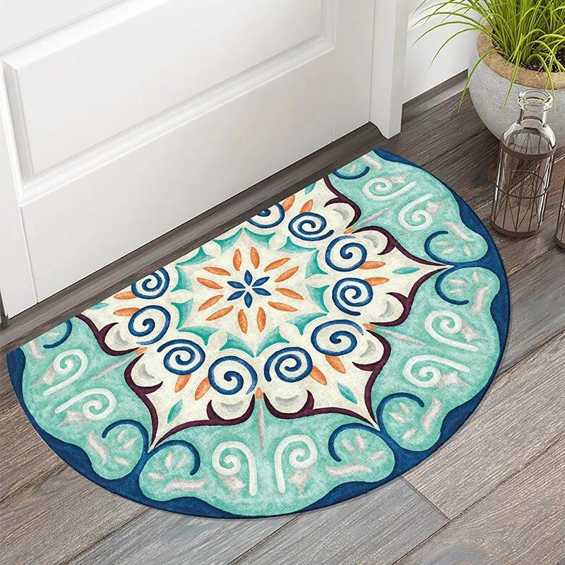 Semi-circular National Damper Pads Into The Household Cushion Porch Home Door Front Door Pad Non-slip 50*75cm/60*90cm