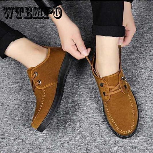 Air Mesh Shoes Men Casual Lightweight Breathable Slip-on Flat