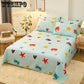 Spring Summer Household Bedding Large Single Piece of Bed Sheet Cotton Single Double Double Printed Bed Sheet