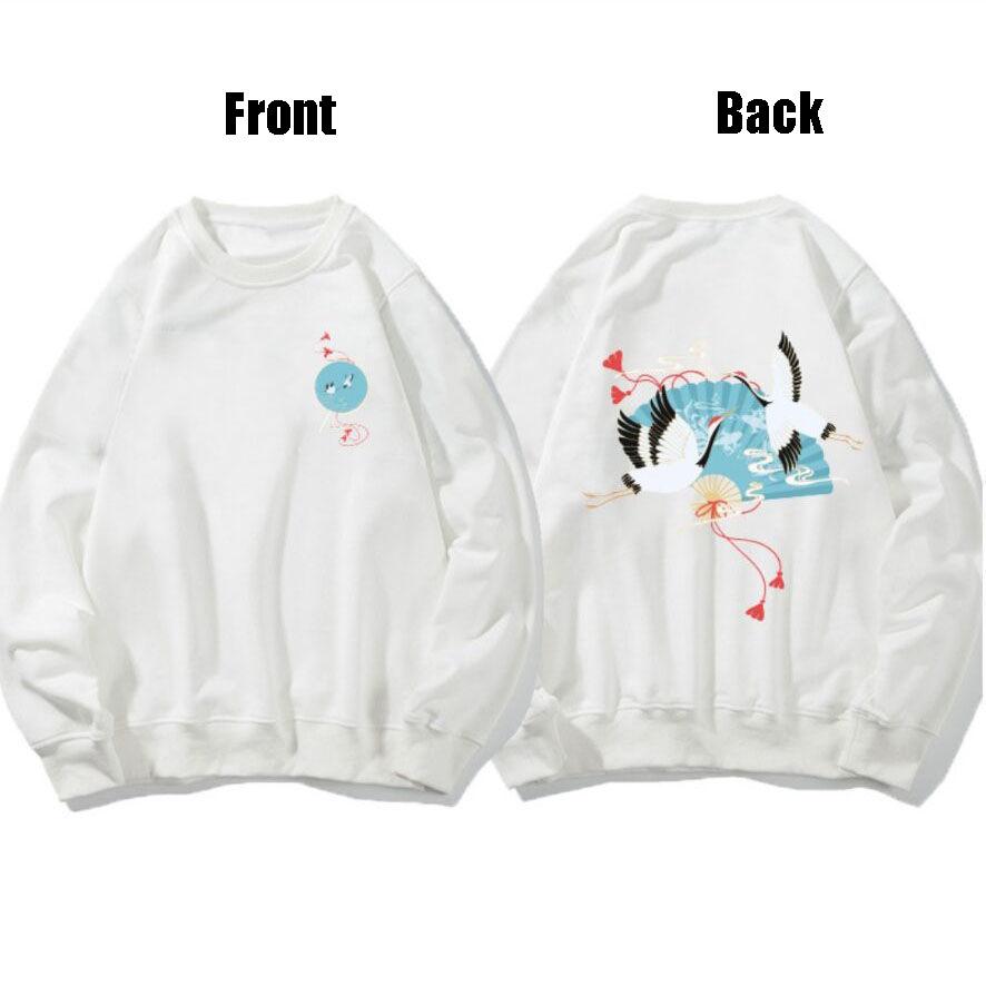 Spring Autumn Couples Pullover Sweatshirt Men and Women Thin Plus Size Loose Oversized Sweatshirt Coat Unisex
