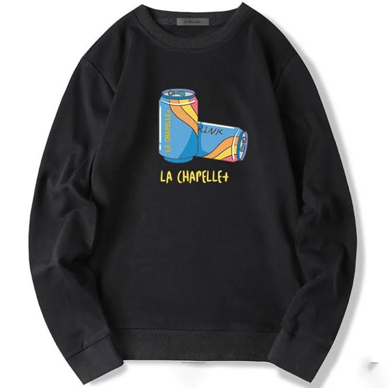 Pure Cotton Sweater Men's Autumn Long-sleeved Hedging Trendy Brand Loose Casual Wild Couple Sweatshirts Men