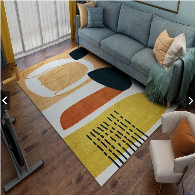 Modern Geometric Home Bedroom Carpet Living Room Sofa Coffee Table Cushion Nordic Minimalist Carpet