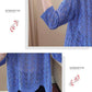 Women's Thin Hollow Knitted Sweater Three-quarter Sleeve Bottoming Shirt Loose Pullover Hollow Short-sleeved Sunscreen Top